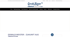 Desktop Screenshot of oswald-meister.de