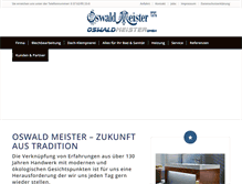 Tablet Screenshot of oswald-meister.de